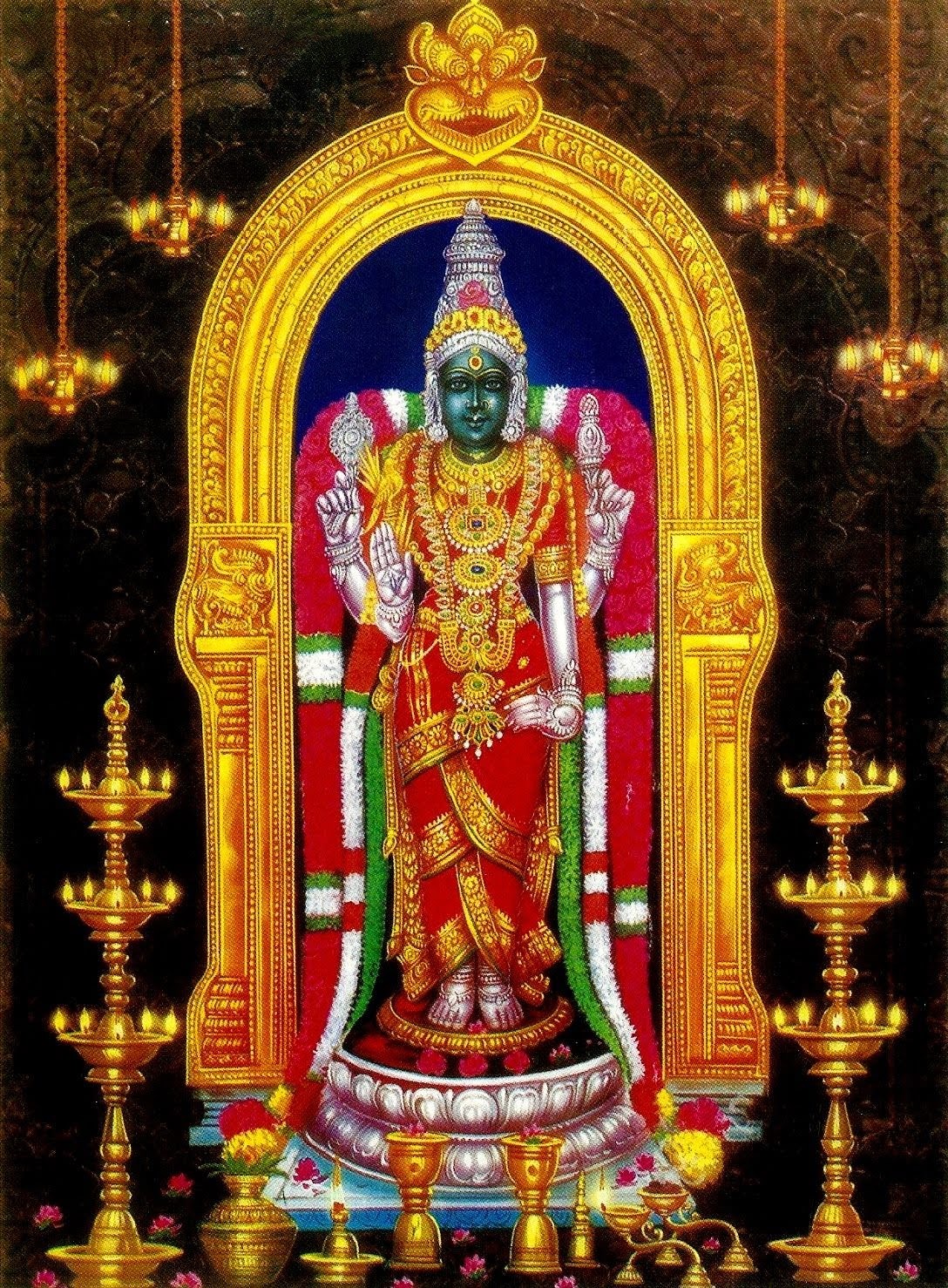 Goddess Sri Garbarakshambigai Amman